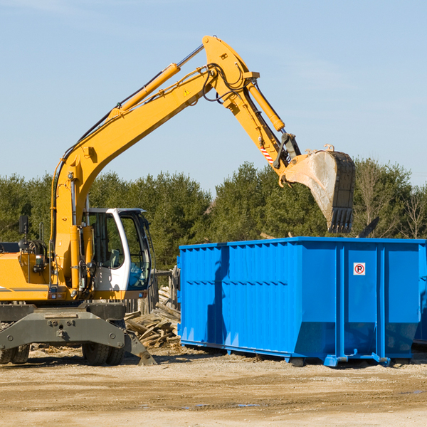 can i choose the location where the residential dumpster will be placed in Castleton Vermont